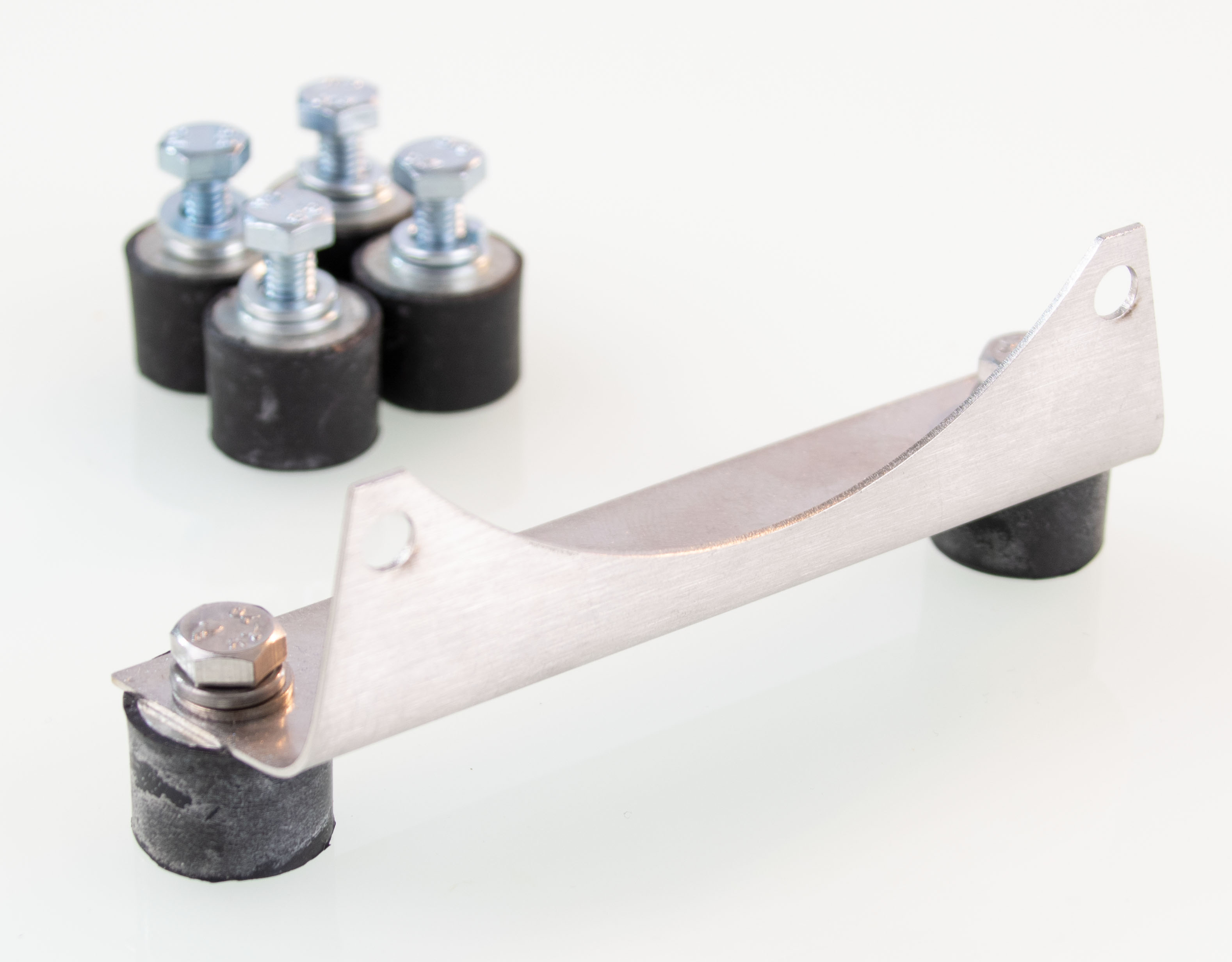 Fuss-Set_SW3 Gummi-Fuß-Set: Ausführung mit Stützwinkel, nur geeignet für Espa Pumpen Aspri 15-3, Aspri 15-4, Aspri 15-5. Lieferumfang: