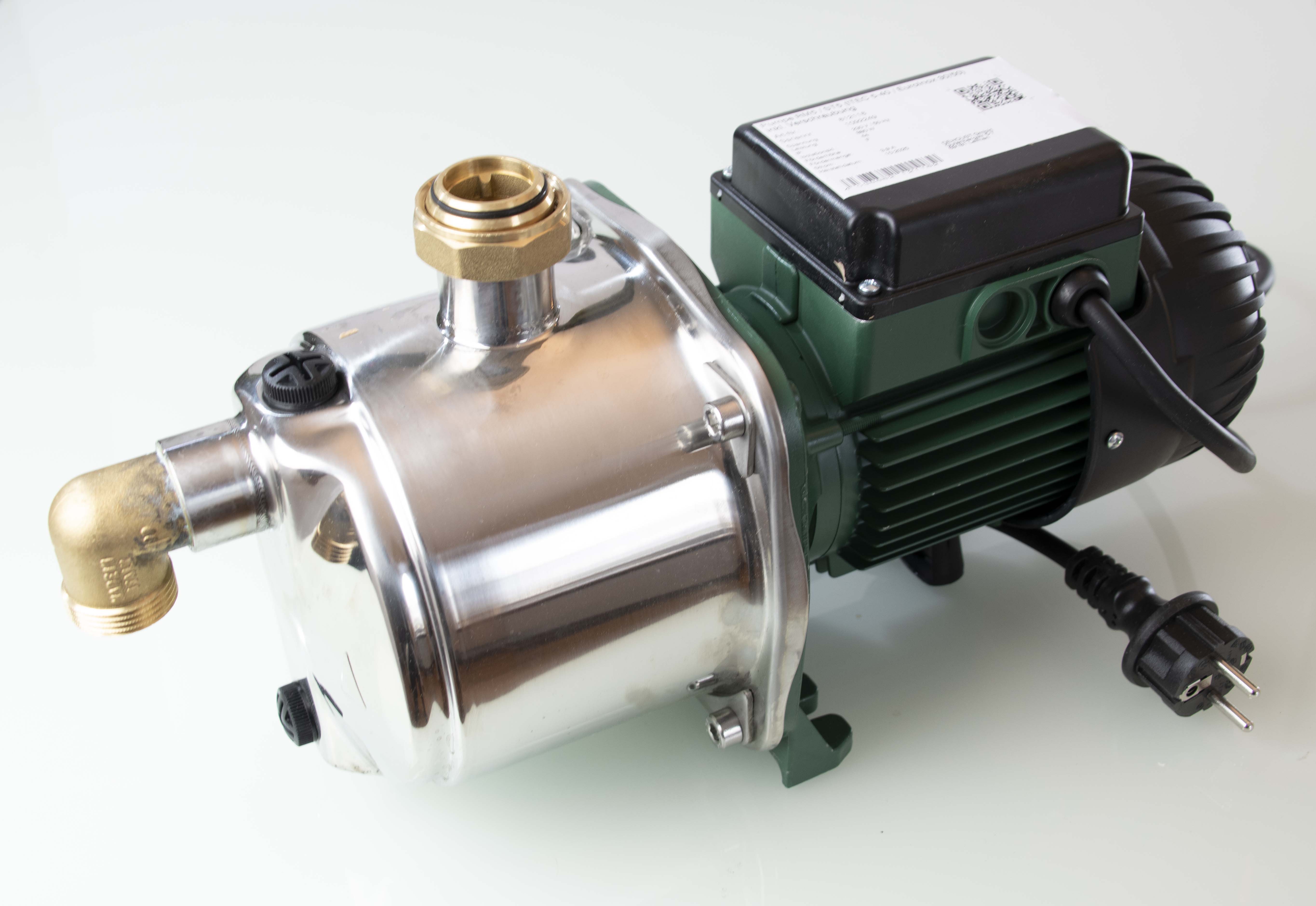 Kreiselpumpe, Regenwasserpumpe, Druckpumpe Typ EUROINOX 30/50M als Ersatz Itec 5-40 komplett vormontiert für Regenmanager RM5, ST5 zum schnellen Austausch.