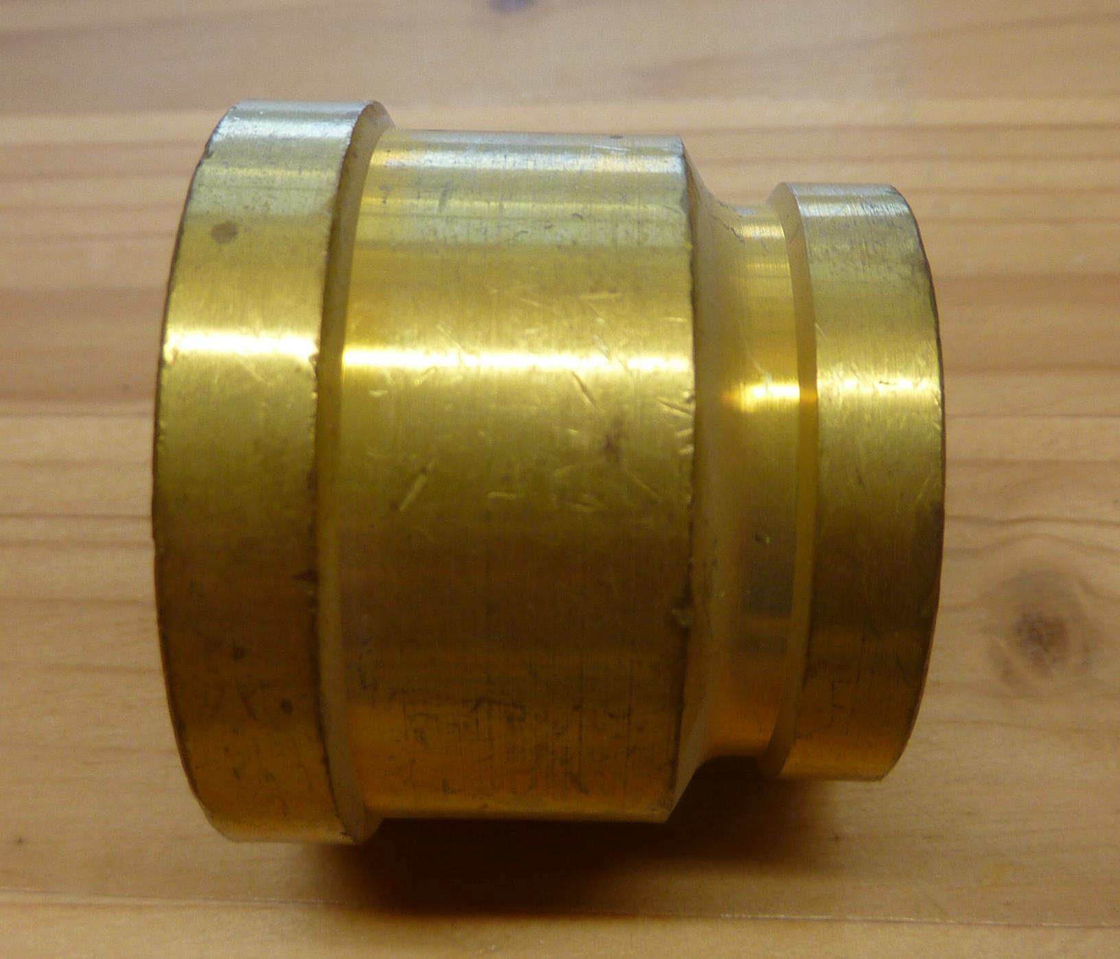 Messing Reduktionsmuffe mit Innengewinde, schwere Ausführung (sA)