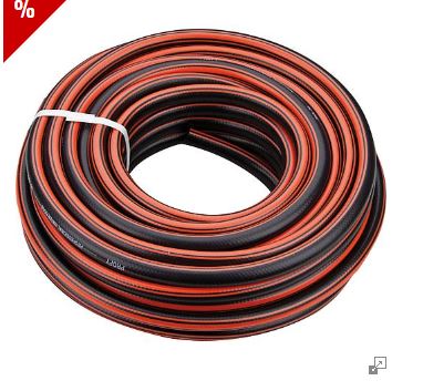 Druckschlauch mit Innen-Durchmesser 3/4" (19mm), Betriebsdruck 8 bar, Berstdruck 24 bar, Rollenlänge 25 Meter