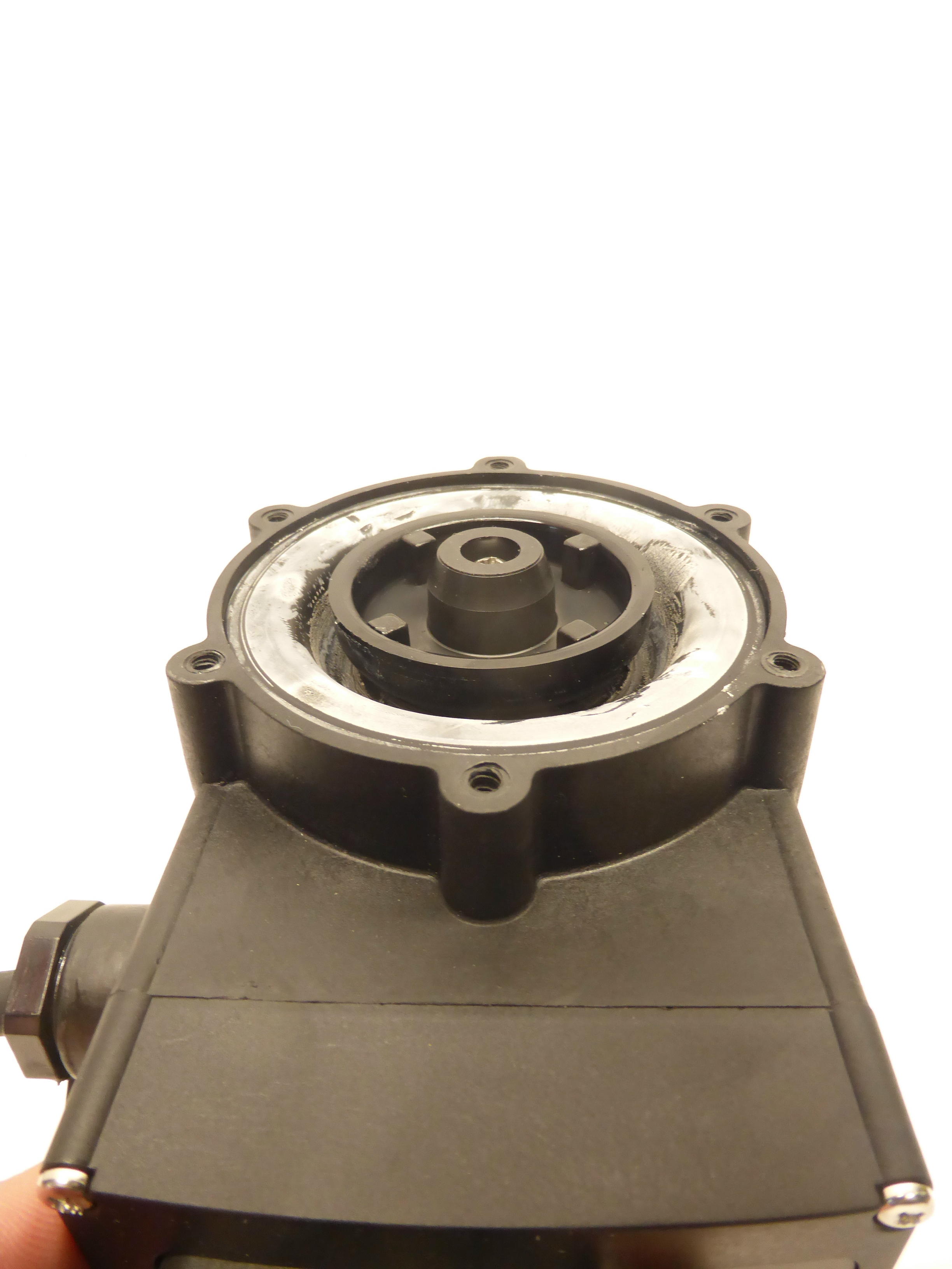 Einbau-Draufsicht Membrane für Druckregler mit Führungsbolzen und Federteller verschraubt für Presscontrol SA 06 (V), Zeta 02 (V), Controlmatic (E) und SARW06