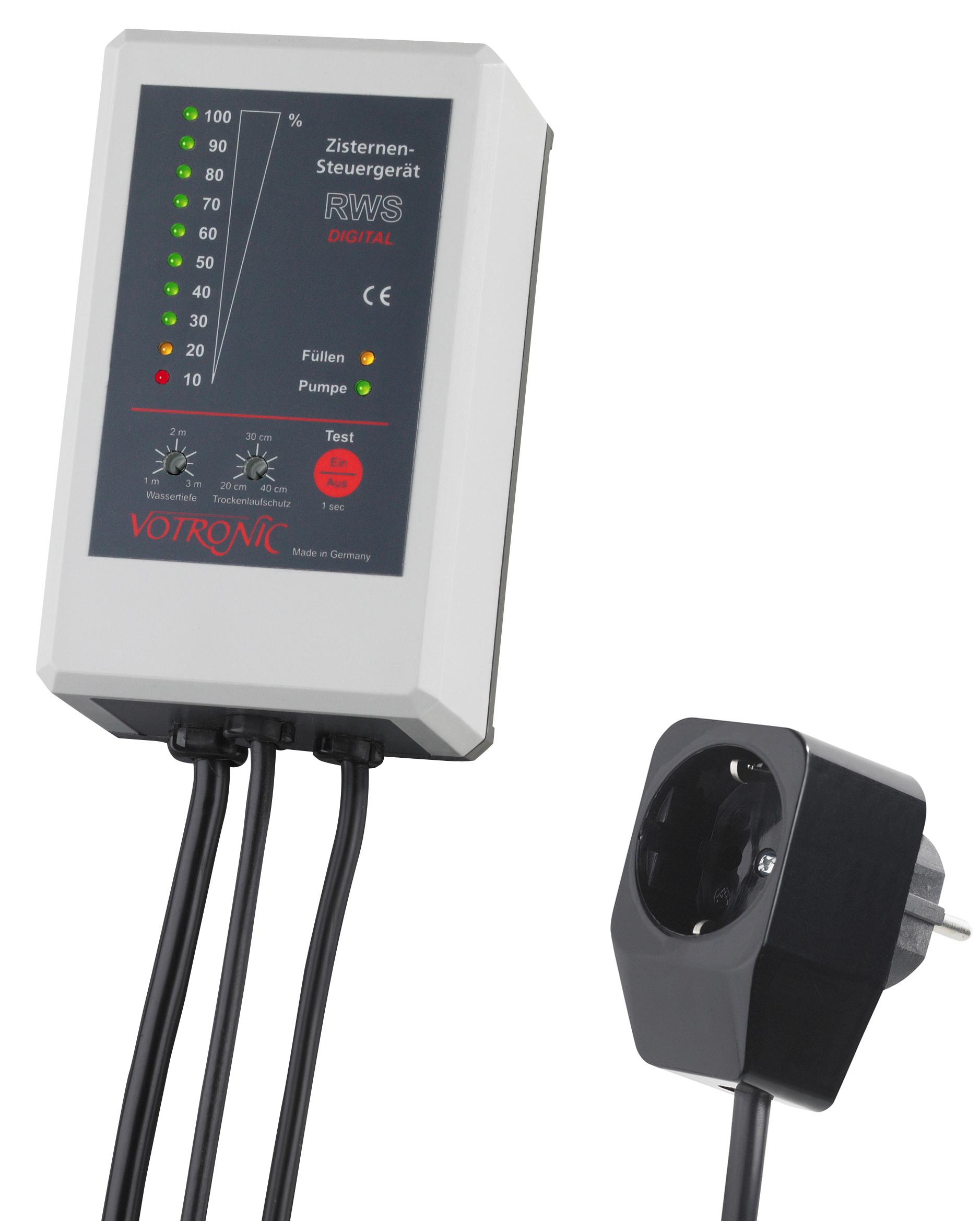 RWS-Dig-Plus_9226 Zisternensteuergerät RWS Digital mit Füllstandsanzeige, Trinkwassereinspeisung und Trockenlaufschutz, Votronic,