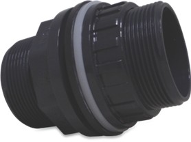 Image PVC - Tankdurchführung beidseitig 5/4 Zoll AG mit Klebemuffe 32 mm