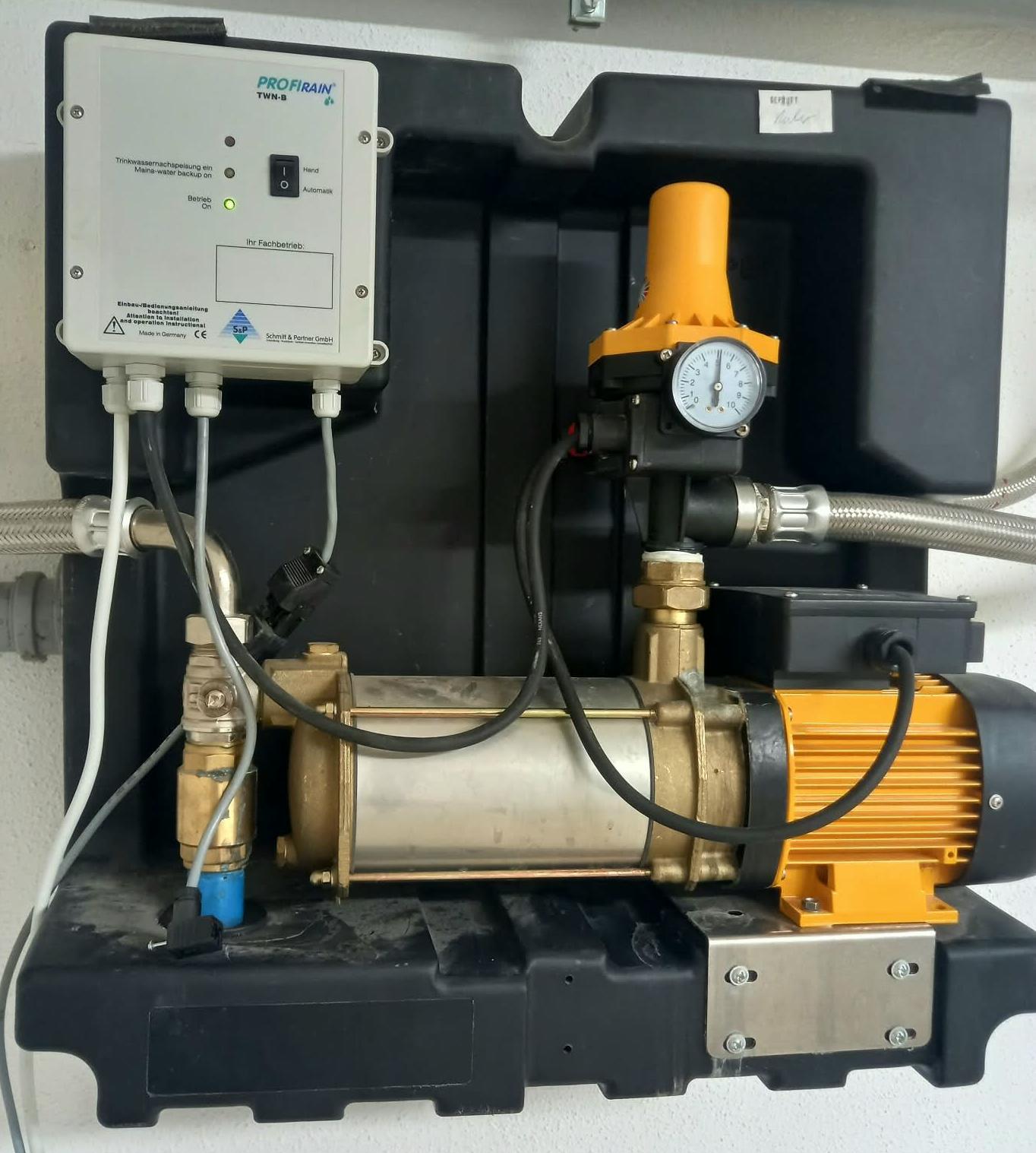 Motor, Stellantrieb mit 3-Wege-Kugelventil für Raincenter pro