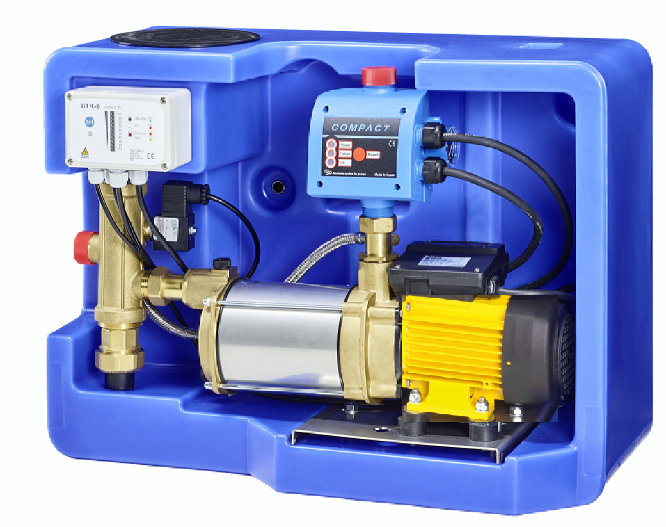 Regenwassermanager AMRES-TOP VF automatisierte Selbstansaugung