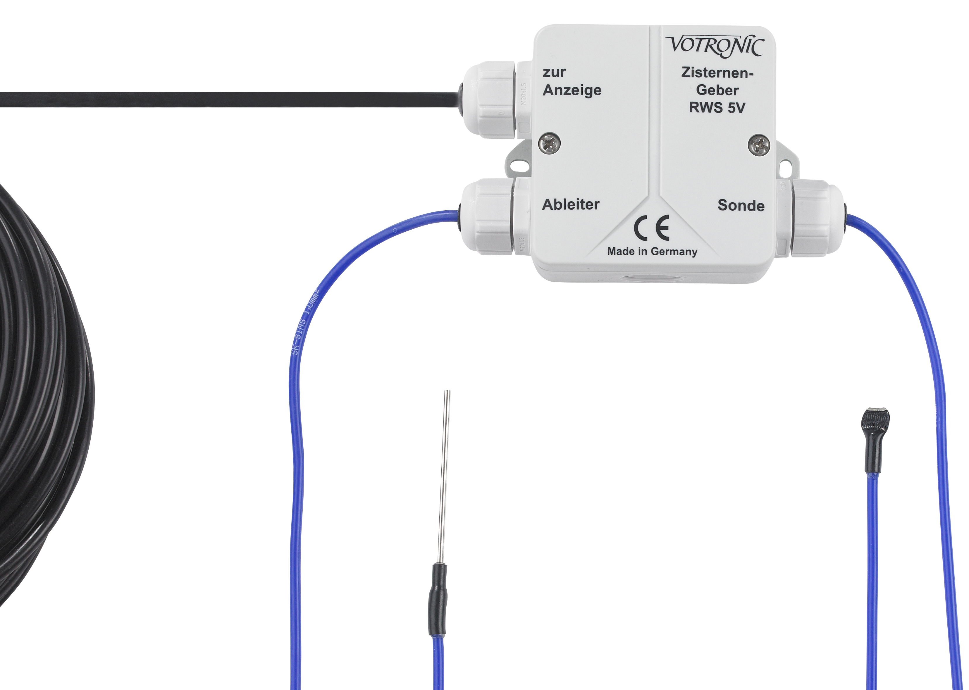 Geber, Sensor, Fühler, Sonde für Zisternensteuergerät RWS Digital mit Füllstandsanzeige, Trinkwassereinspeisung und Trockenlaufschutz, Votronic,  