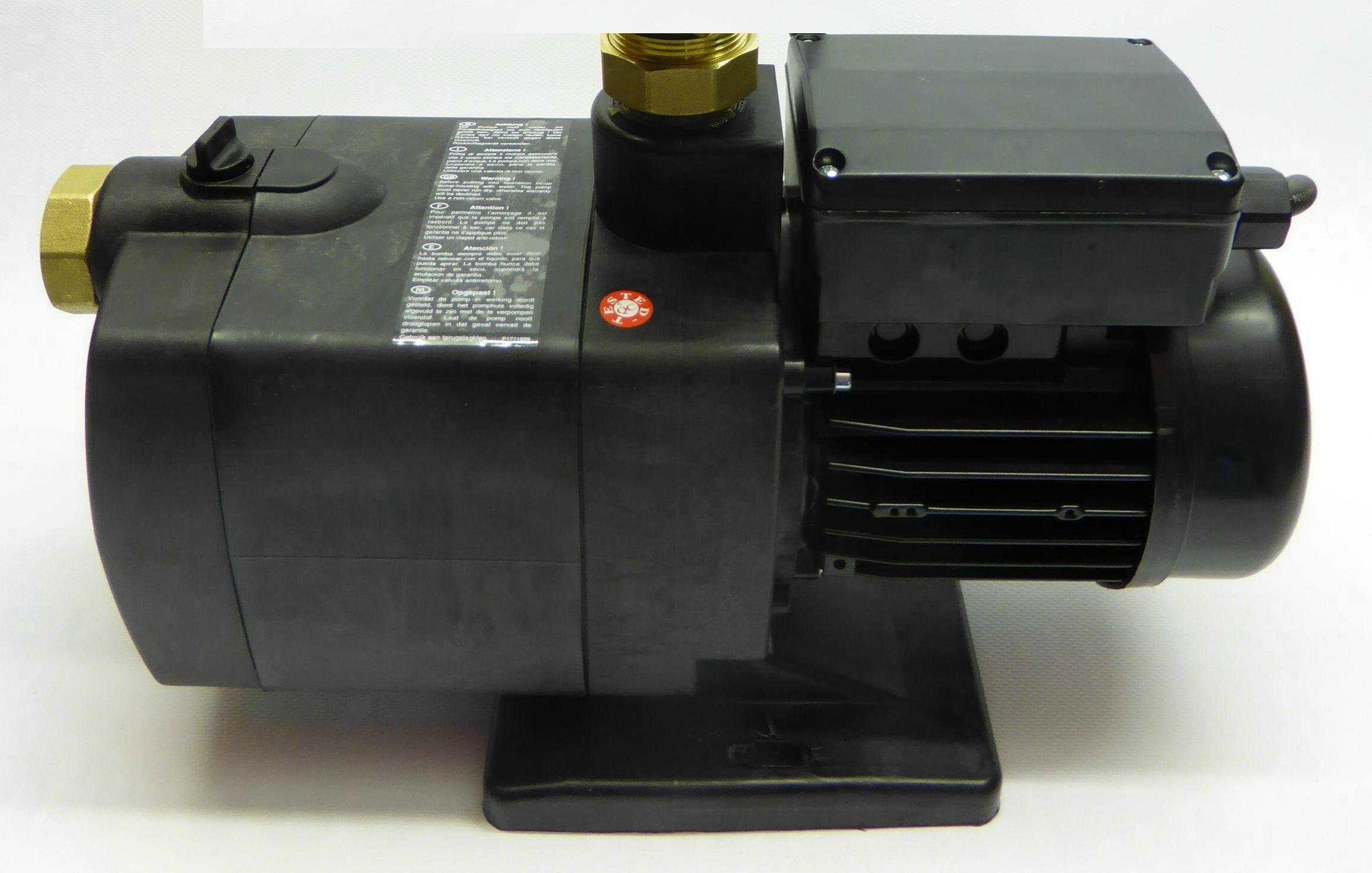 Druckpumpe LEADER ECOPLUS 230 oder GEP 3/800, Leader Pumpe für Regent S, Rainman S, Regent F, Rainman F, Juncus GEP Dehoust, Monsun Mall, Mc Rain,