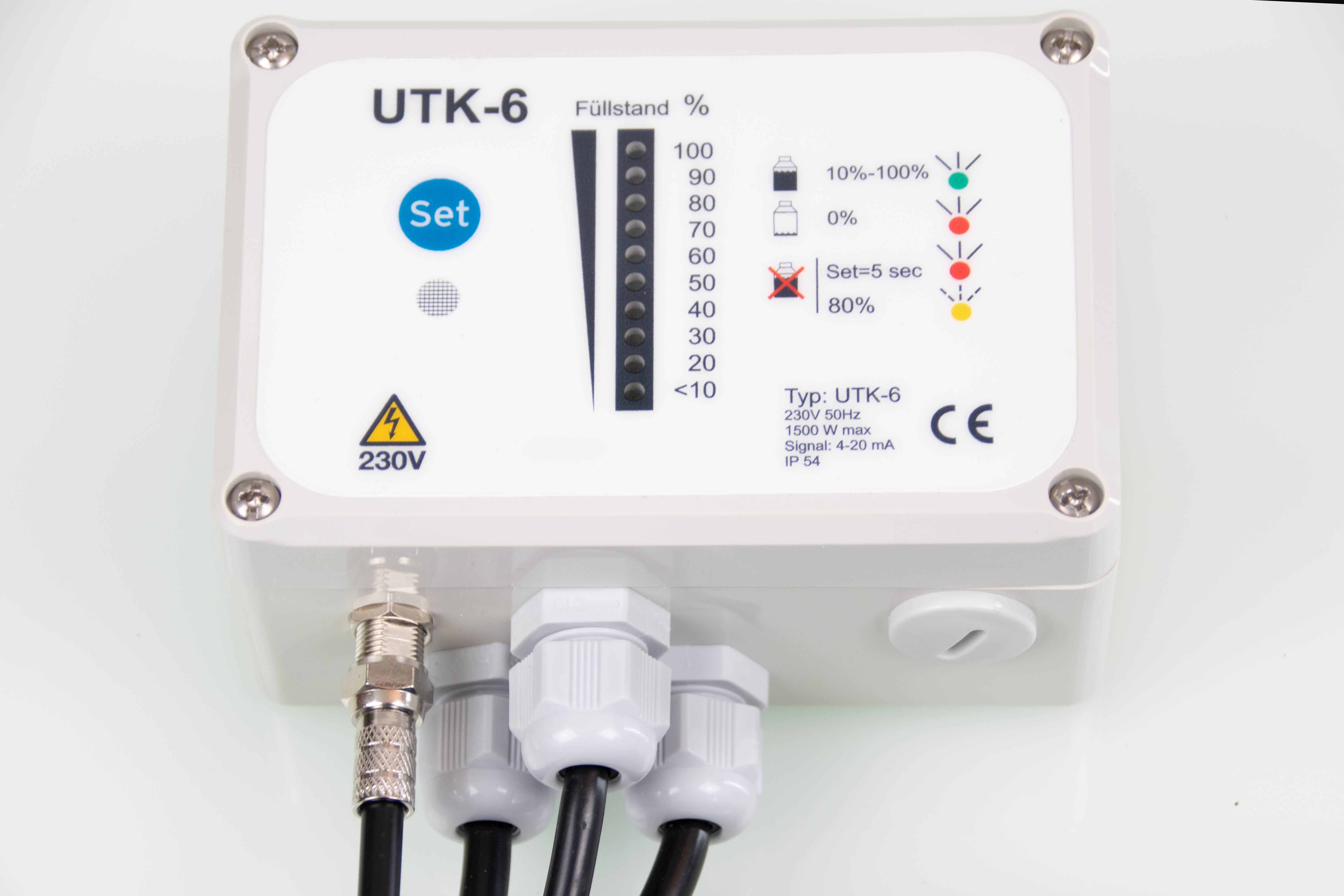 Steuergerät UTK-6 mit Füllstandsanzeige