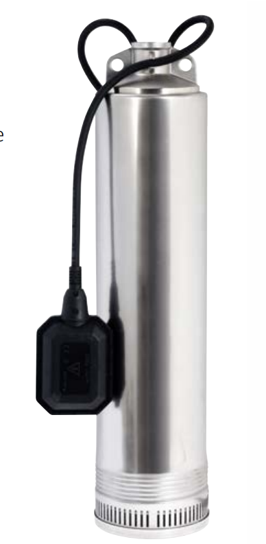 Edelstahl Drucktauchpumpe Acuaria07S 3 M/MA, (Ninfa35) ø125mm, Fördervolumen 3,9m3/h, Förderhöhe 33m mit/ohne Schwimmerschalter für den Trockenlaufschutz Edelstahl Drucktauchpumpe Acuaria07S 3 M/MA, (Ninfa35) ø125mm, Fördervolumen 3,9m3/h, Förderhöhe 33m mit/ohne Schwimmerschalter für den Trockenlaufschutz