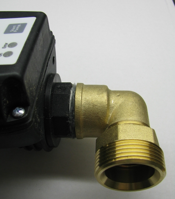 Verschraubung Saugseite für Durchflusswächter KIT Brio für RME, RMC, RM3, RM3 plus und Rainline