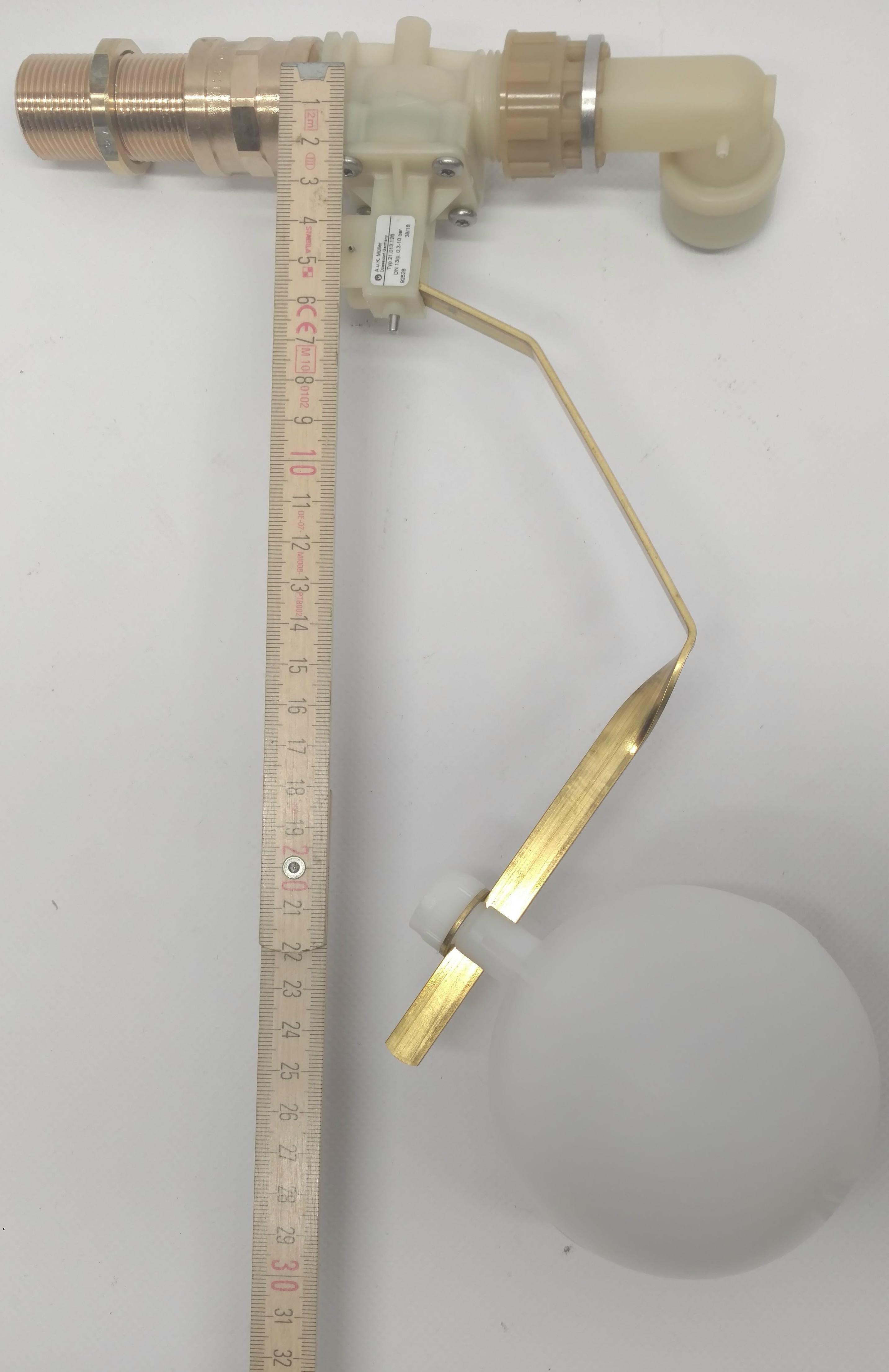 Bereich zum einstellen der Schwimmkugel für Nachspeiseventil 3/4 Zoll für TEA, TEO, RMA, RME und RMO, neue Generation. Bereich 15 cm bis 24 cm
