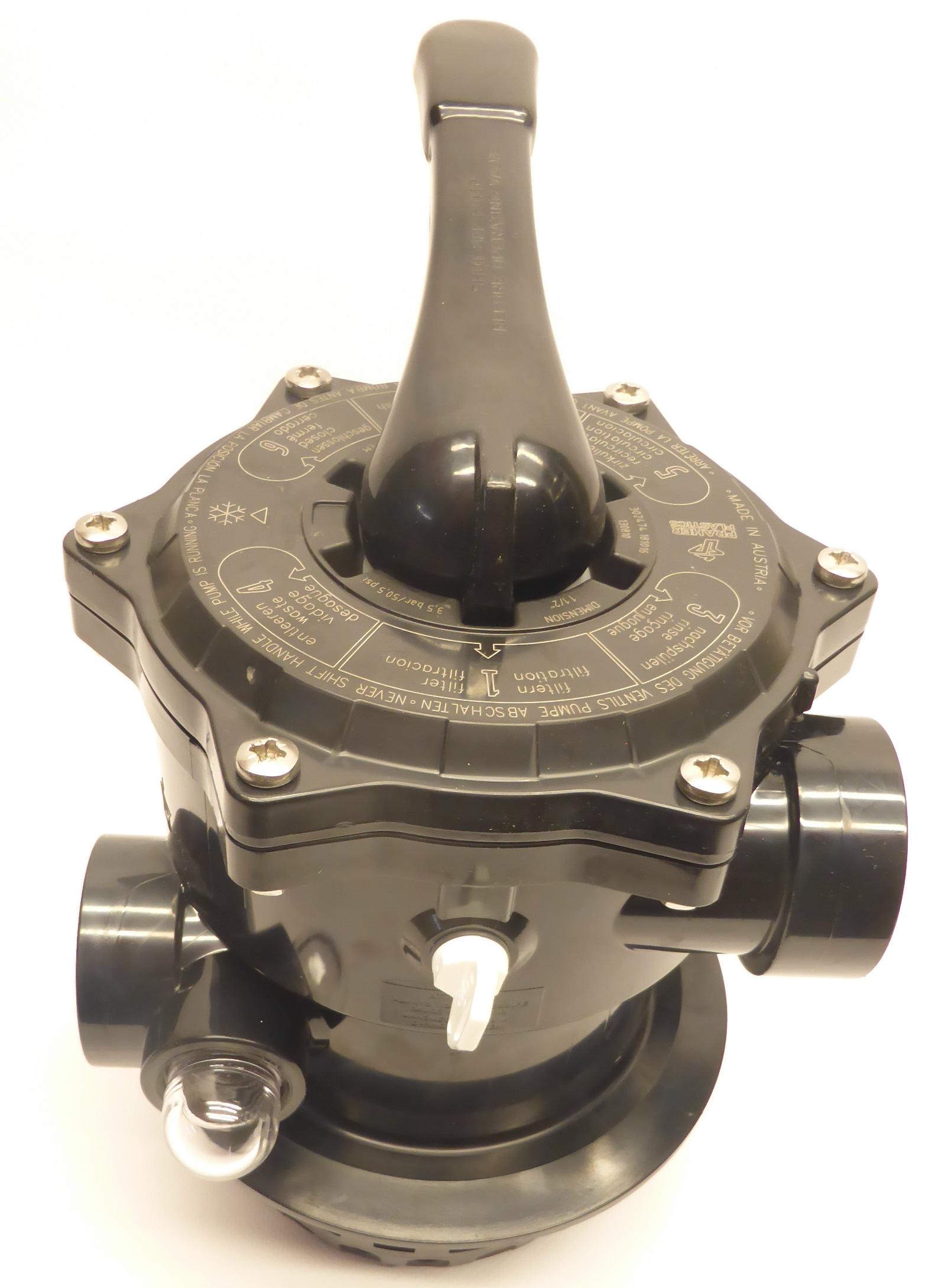 Ventil Ocean V6 TM12-S für Filteranlagen, Rückspülventil Top Mount