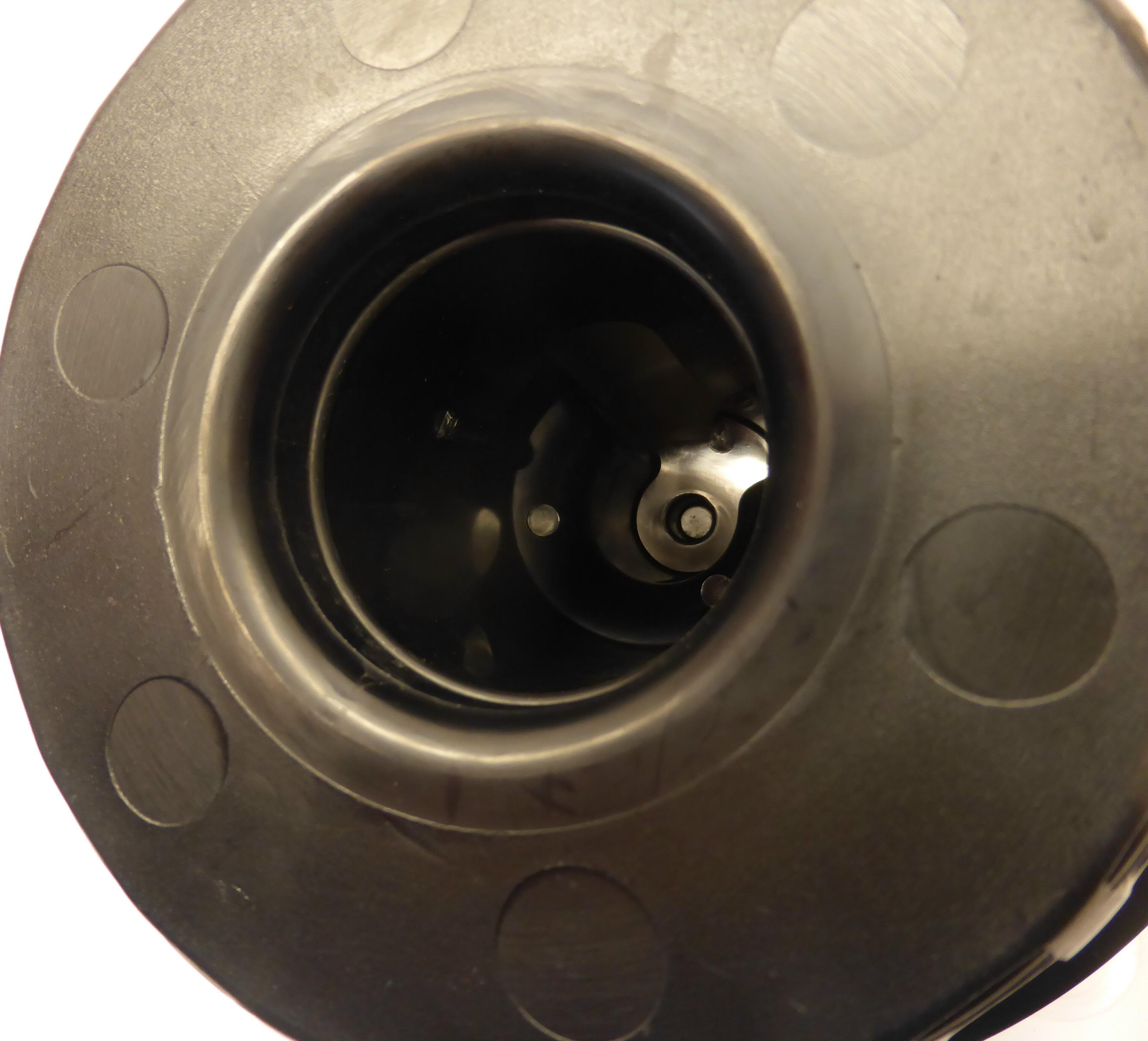 Unteransicht DN 50 mit O-Ring für Rohr, Ventil Ocean V6 TM12-S für Filteranlagen, Rückspülventil Top Mount