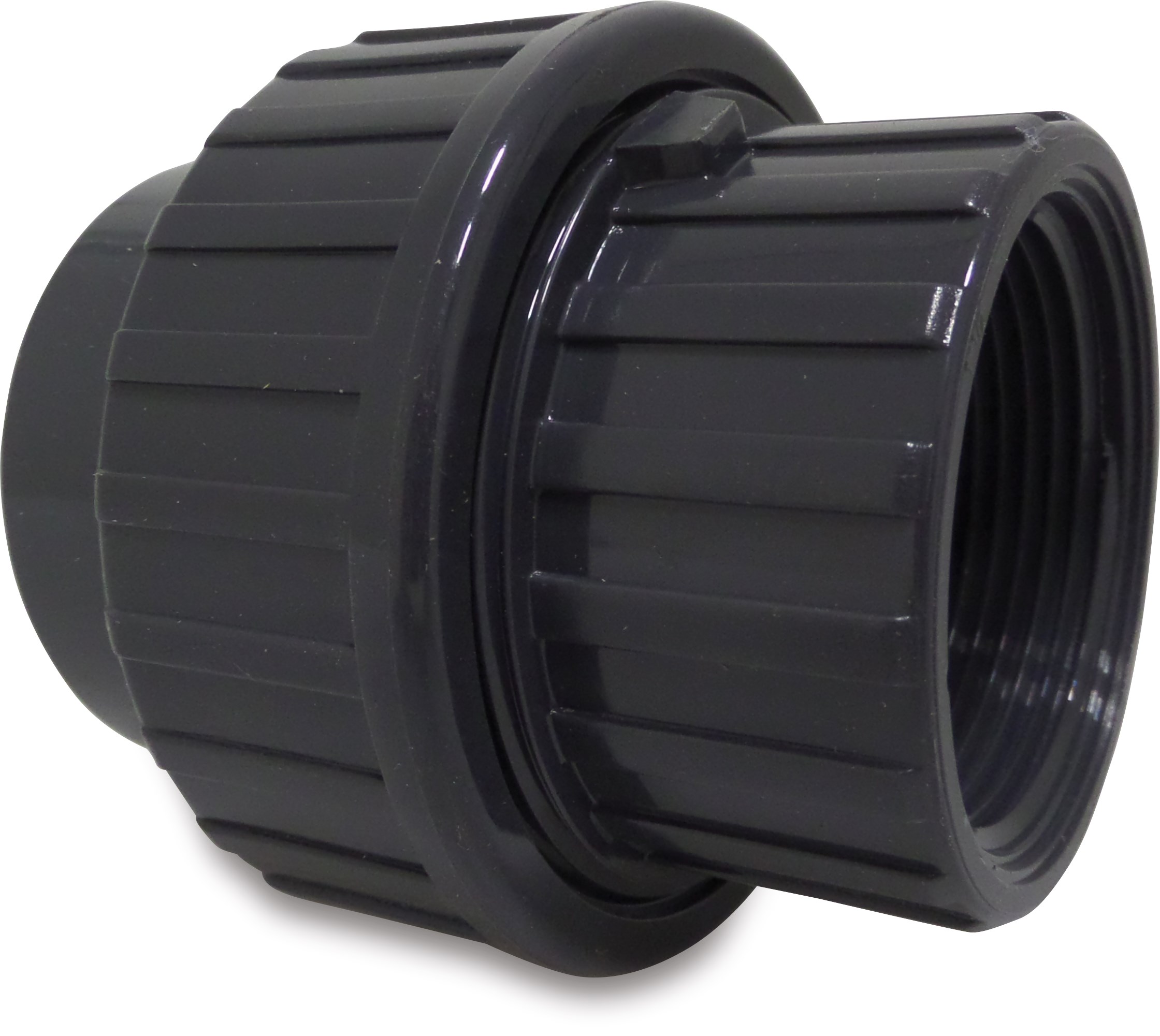 PVC - Verschraubung, Muffe Ø 50 mm 1 1/2 Zoll IG für PVC Rohr 50 mm